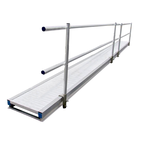 Torre de aluminio profesional estrecha 75x190 altura de trabajo 4,30m