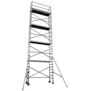 Andamio Torre móvil de aluminio estrecha 190cm