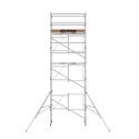 Andamio Aluminio Plegable Profesional Altura De Trabajo 3,85m