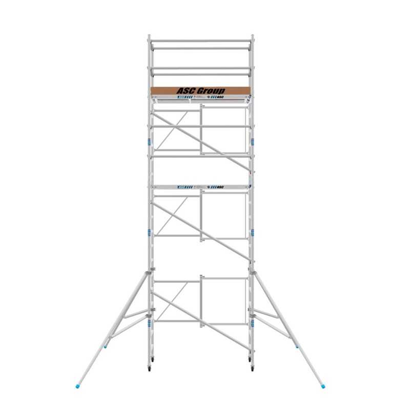 Andamio Aluminio Plegable Profesional Altura De Trabajo 3,85m