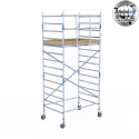 Torre Móvil Económica Alumexx 5,2m Altura de Trabajo, Ancha 135x190
