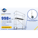 Andamio Plegable de Aluminio 4,10m Altura [Homologado]