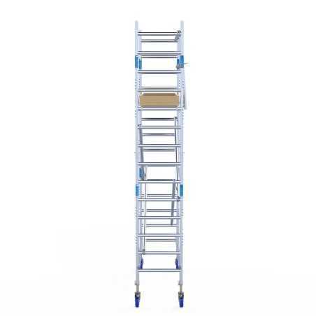 Torre Móvil Económica Alumexx 5,2m Altura de Trabajo, Estrecha 75x250 Sin Estabilizadores