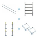 Kit L salvaescaleras andamio 75x190 · desnivel 80-120 cm | ASC