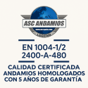 Andamio Plegable Aluminio Modelo A con Ruedas Barato