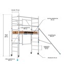 Andamio Plegable 3,85 m Completo con Trampilla | ASC Andamios