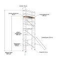 Andamio Plegable 7,5 m Completo de Aluminio | ASC Andamios