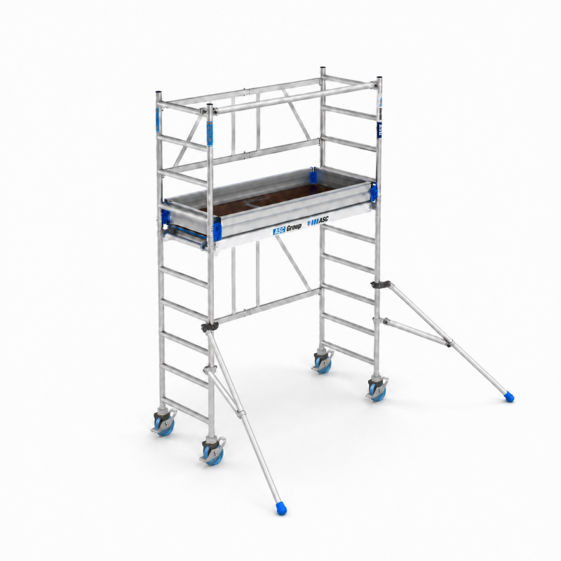 Andamio Plegable 4,10 m Completo con Trampilla | Andamios ASC
