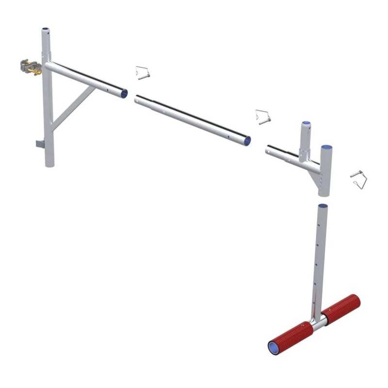 Consola de Tejado Ajustable 75-135 cm para Torre Móvil | Andamios ASC