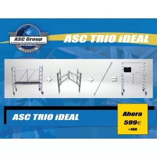 Trio Ideal (Andamio+Estructura Plegable+Larguero)