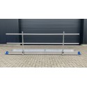pasarela de aluminio con barandilla 1 lado 5m