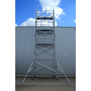 Torre móvil de aluminio ASC A21 - 135 X 190 Ancha (Altura de trabajo 4 m)