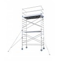 Andamio Torre móvil de aluminio ancha 190cm