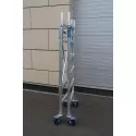 Andamio plegable aluminio con trampilla 3m