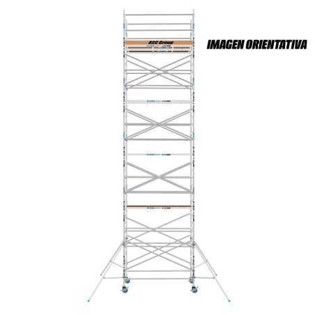 Rueda aluminio de nylon con usillo 800Kg